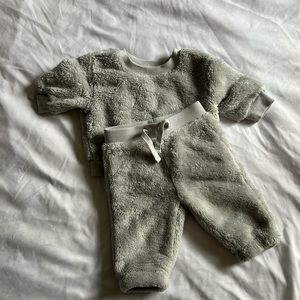 babyGAP Fuzzy Gray Outfit